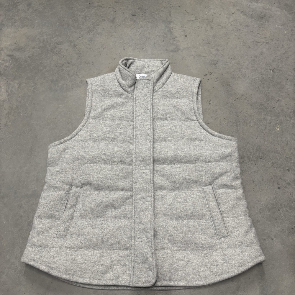 Croft and Barrow‎ Gray Vest Winter Size XL